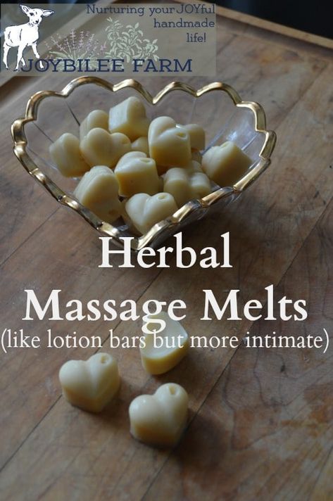 Lotion Bars for an Herbal Massage | Joybilee® Farm | DIY | Herbs | Gardening | Lotion Bars Packaging, Diy Massage, Lotion Bars Diy, Homemade Lotion Bars, Lotion Bars Recipe, Serving Sizes, Back Massage, Massage Bars, Diy Lotion