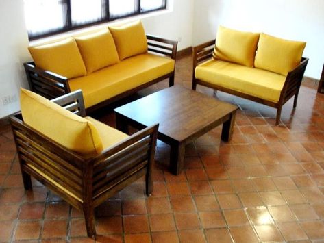 Sala Set, Latest Furniture Designs, Furnitur Ruang Keluarga, Sofa Design Wood, Pouf Design, Wooden Sofa Set Designs, Furniture Design Sketches, Room Sofa Design, Wooden Sofa Designs