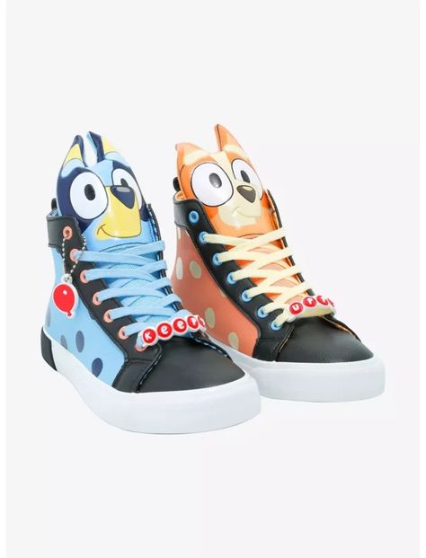 Oh Biscuits! Bluey and Bingo Sneakers Are Here! - Fashion - Polly Puppy Bluey, Preppy Clothing Style, Cute Clothing Items, Bluey Inspired Outfit, Bluey Outfits, Bluey Pjs, Bluey Merch, Bluey Shoes, Bluey And Bingo Costume