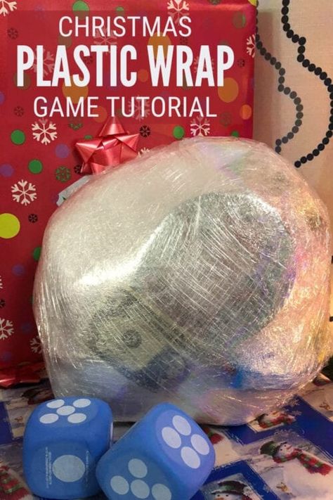 Play Christmas Plastic Wrap Game at your next holiday party! Click here for the tutorial with video instructions and Plastic Wrap Game Rules. #thecraftyblogstalker #plasticwrapgame #christmasgame #saranwrapgame Christmas Saran Wrap Ball Game, Plastic Wrap Game, Wrap Ball Game, Saran Wrap Ball, Saran Wrap Game, Cabbage Noodles, Saran Wrap Ball Game, Christmas Gift Games, Xmas Games