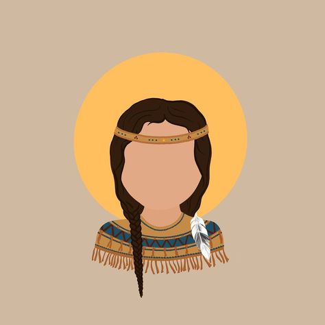 Little Saints on Instagram: “St Kateri Tekakwitha aka Lily of the Mohawks, was born in 1656 in New Netherland (Now Auriesville, New York) to a Mohawk father and an…” St Kateri, Kateri Tekakwitha, Catholic Confirmation, Confirmation Party, Mohawks, Party Ideas, Lily, Angel, New York