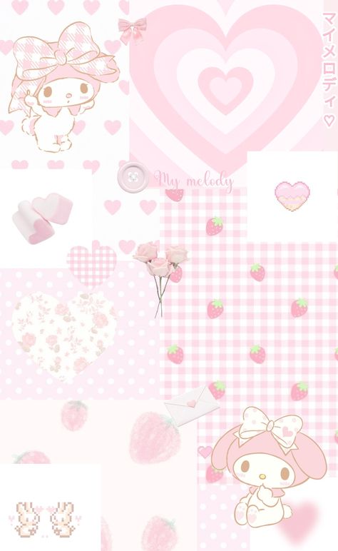 my melody Cute Wallpapers Aesthetic Sanrio, Cute Wallpapers Melody, My Melody Aesthetic Wallpaper Pink, My Melody Aesthetic Wallpaper Ipad, Light Pink My Melody Wallpaper, Aesthetic My Melody Wallpaper, Pink Wallpaper My Melody, My Melody Cute Wallpaper, Mymelody Wallpapers