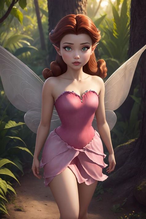 Disney Fairies Wallpaper, Rosetta Tinkerbell Aesthetic, Rosetta Aesthetic Tinkerbell, Tinkerbell Art, Rosetta Fairy, Bell Wallpaper, Tinkerbell Fanart Fairies, Tinkerbell Characters, Disney Female Characters