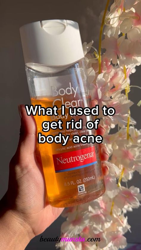 How to Get Rid of Body Acne & Backne Body Acne Remedies, Get Rid Of Body Acne, Carrier Oils For Skin, Back Acne Remedies, Diy Face Wash, Acne Body Wash, Face Mapping Acne, Tea Tree Oil For Acne, Dry Skincare