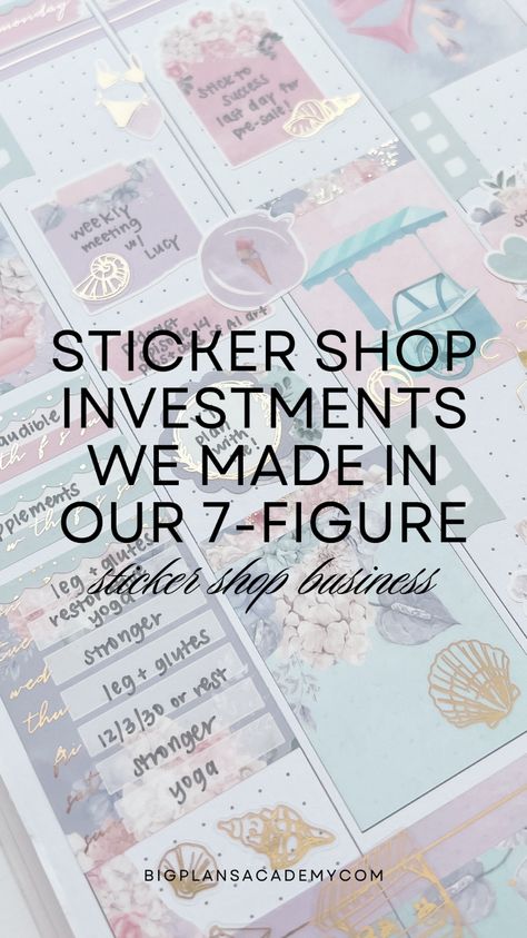 Curious about the investments needed to scale a sticker shop to a 7-figure sticker business? Our blog post outlines our journey, providing a blueprint for those wanting to start a sticker shop, start a small sticker business, start a stationery shop, or make stickers for a living. Starting A Stationery Business, Creating A Sticker Business, How To Make Professional Stickers, How To Start A Sticker Business, Small Sticker Business, Start A Sticker Business, Support Small Business Sticker, Craft Business Cards, Hiring Employees