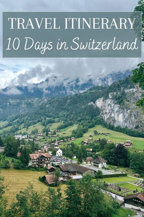 Read this 10 day Switzerland travel itinerary including what to do on each day. Travel In Switzerland, Switzerland Travel Itinerary, If Not Now Then When, Switzerland Trip, Switzerland Itinerary, Switzerland Vacation, Honeymoon Trip, Swiss Travel, Tips To Save Money