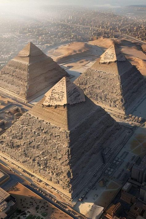 Egyptian Aesthetic, The Pyramids Of Giza, Pyramid Of Giza, معرض فني, The Great Pyramid, Giza Egypt, Great Pyramid, Ancient Egypt History, Great Pyramid Of Giza