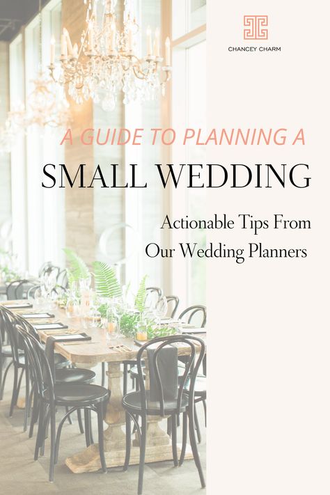 Are you dreaming of planning a small wedding but not sure where to start? Look no further, because we have put together our top tips for planning a small wedding. Check out this guide to planning a small, intimate wedding with actionable tips from our Chancey Charm wedding planners. Plus get access to the free wedding planning checklist with all you need to start planning your dream wedding! Intimate Wedding Checklist, Small Wedding Checklist, Southern Belle Wedding, Wedding Planning Printables, Planning A Small Wedding, Small Weddings Ceremony, Free Wedding Planning Checklist, Wedding Reception Planning, Wedding Planning Timeline