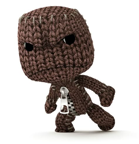 Angry Sackboy from LittleBigPlanet Sack Boy, Umibe No Onnanoko, Large Cross Stitch Patterns, Little Big Planet, 2013 Swag Era, Silly Pictures, Video Game Characters, Game Character, Unique Patterns