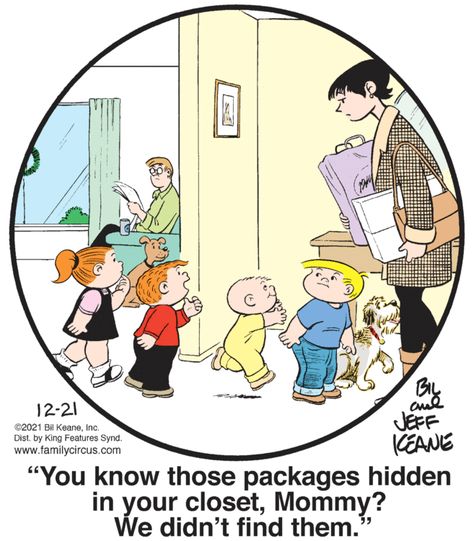 Funky Winkerbean, Family Circus Cartoon, Family Circus Comics, Siblings Funny Quotes, Popeye Cartoon, Sunday Comics, Siblings Funny, Mother Goose And Grimm, Christmas Comics