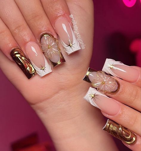 Brown Acrylic Nails, Classy Acrylic, Glitter Nails Acrylic, Girly Acrylic, Acrylic Nail Set, Cute Nail Art Designs, Nails Design With Rhinestones, Girly Acrylic Nails, Cute Acrylic Nail Designs