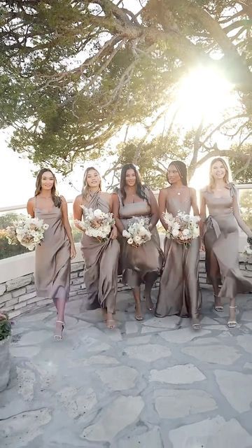 Show Me Your Mumu on Instagram: "You asked✨ We listened ✨ Dune Luxe Satin now available in select styles🤎 @mumuweddings" Dune Luxe Satin, Dune Color Bridesmaid Dresses, Dune Bridesmaid Dresses, Greige Bridesmaid Dresses, Brown Silk Bridesmaid Dress, Show Me Your Mumu Bridesmaid, Mumu Wedding, Dress Colors, Luxe Wedding