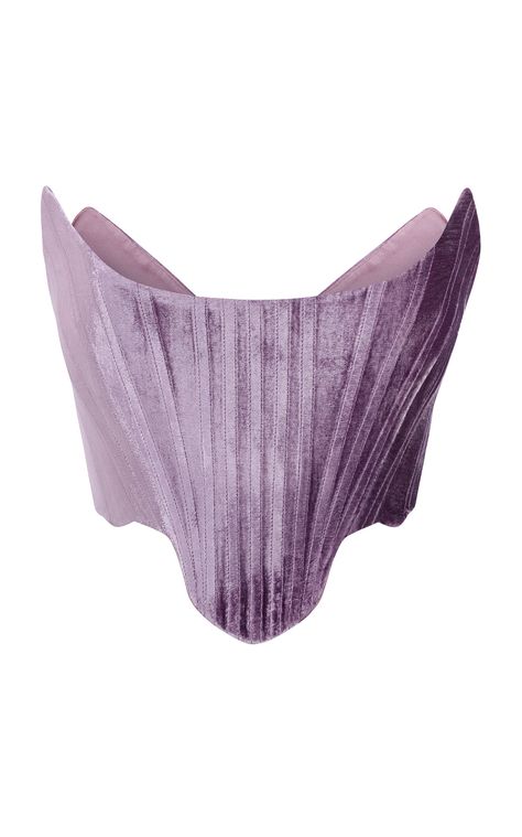 Velvet Bustier Top by RAISA VANESSA for Preorder on Moda Operandi Moodboard Png, Raisa Vanessa, Velvet Bustier, Estilo Hippy, Corset Fashion, Corsets And Bustiers, Designer Tops, Bustier Top, Stage Outfits