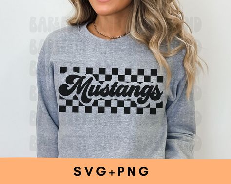 Mustang Cheer Shirts, Mustang Shirts School Spirit, Mustangs Svg, Mustang Mascot Shirt Ideas, Mustang Basketball Svg, Mustang Design, Panthers Shirt, Panthers Svg, Football Mom Svg