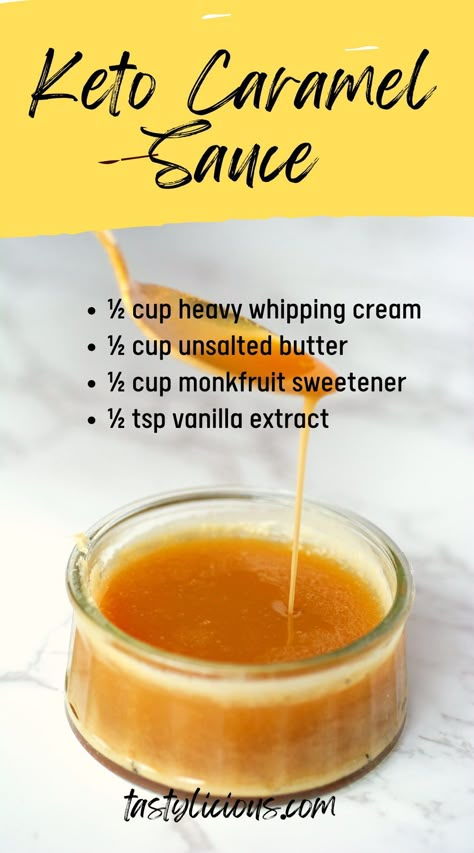 How to Make Keto Caramel Sauce | Easy Keto Caramel Sauce | Keto Sugar-free Caramel Sauce Recipe | refreshing spring recipes | spring dessert ideas | dinner ideas | easy dinner recipe | healthy dinner recipe Sugar Free Caramel Sauce Recipe, Keto Prep, Keto Caramel Sauce, Keto Gravy, 600lb Life, Keto Sauce, Keto Dips, Keto Dairy, Keto Caramel