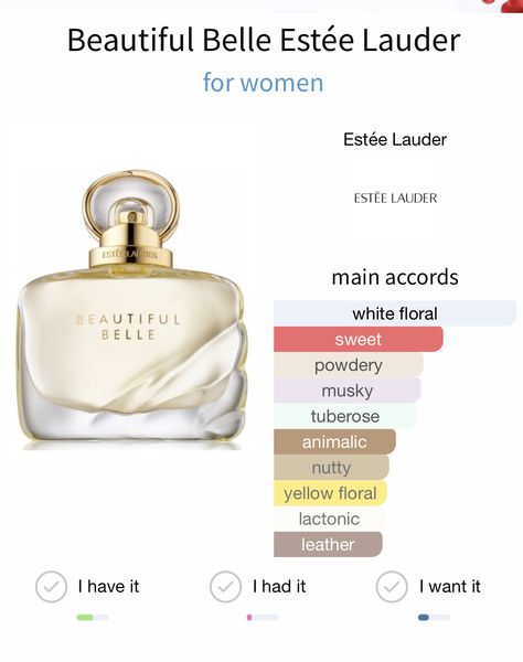 Perfume Wishlist, Perfume Ideas, Festive Makeup, Perfume Notes, Estee Lauder Beautiful, Dream Dream, Perfume Collection Fragrance, Perfume Scents, Perfume Lover