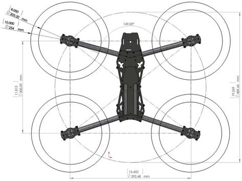 Drone Design Ideas : Lynxmotion HQuad500 Drone (Base Combo Kit  Quadrino Nano Controller) Quadcopter Design, Drone App, Buy Drone, Professional Drone, Flying Drones, Drones Concept, New Drone, Drone Design, Unmanned Aerial Vehicle