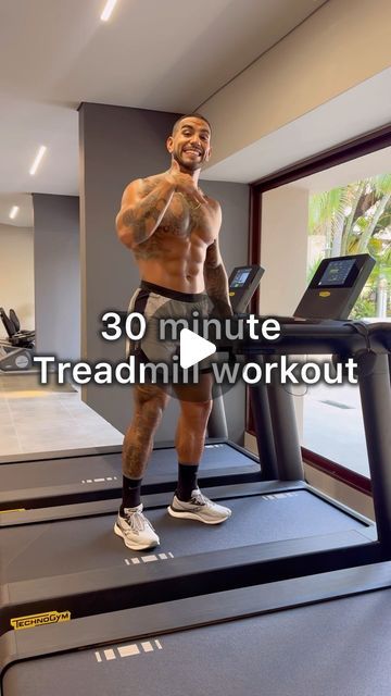 Ramses Principe on Instagram: "30 minute Treadmill Workout 🚀🥵  5 mins walking (warm-up) —————— 40 sec jog / 20 sec rest 75% effort / 1% incline X10 rounds —————— 20 sec sprint / 40 sec rest 90/95% effort / 15% incline X10 rounds —————— 5 mins incline backwards walking (Cool down)  Let this be your reminder that you don’t always need to spend hrs in the gym. 30 minutes is better than no minutes at all!🙌🏽  👉🏽SAVE this workout for later or Challenge your workout partner!🚀  🏃🏽⚔️ @asrv" Tredmeal Workout Walk, Incline Walking Workout, 30 Minute Treadmill, 30 Minute Treadmill Workout, Incline Treadmill Workout, Incline Treadmill, Walking Everyday, Workout Partner, Treadmill Walking