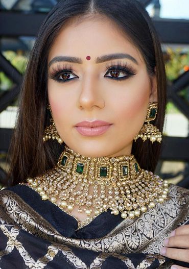 Indian Jewelery | Indiatrend Indian Reception Look, Bridal Dulhan, Indian Reception, Wedding Procession, Indian Culture And Tradition, Nimrat Khaira, Indian Wedding Makeup, Reception Look, Indian Bridal Makeup