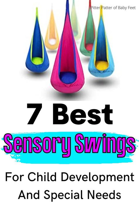 Sensory swings are an essential item to add to any home sensory room or classroom sensory room. These 7 sensory swings (indoor) are a perfect addition to your child's space! sensory swings occupational therapy,sensory swings for kids, sensory room swings, kids sensory swings, indoor sensory swings for kids Occupational Therapy Playroom, Sensory Bedroom Girl, Climbing Playroom, Indoor Swings For Kids, Sensory Bedroom For Boys, Kids Sensory Room, Sensory Room Ideas At Home, Home Sensory Room, Calming Sensory Room