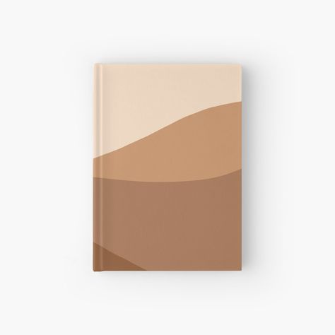 Get my art printed on awesome products. Support me at Redbubble #RBandME: https://www.redbubble.com/i/notebook/Minimalist-Landscape-Bohemian-warm-neutral-tones-by-trajeado14/61539818.RXH2R?asc=u Minimalist Journal Cover Design, Minimalist Notebook Cover, Journal Photoshoot, Neutral Notebook, Diary Inspiration, 2024 Diary, Minimalist Landscape, Cover Ideas, Journal Cover