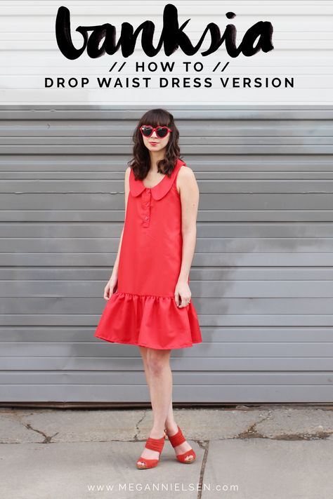 Drop Dress Outfit, Dropped Waist Dress Pattern, Drop Waist Dress Outfit, Drop Waist Dress, Drop Waist Dress Pattern, Fitted Drop Waist Dress, Black Drop Waist Dress, 20s Drop Waist Dress, 60s Drop Waist Dress