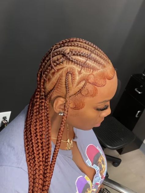 Shoulder Bob, Straight Back Braids, Scalp Braids, Unique Braids, Hair Dye Ideas, Ginger Hair Color, Stunning Hairstyles, Try On Hairstyles, Braids Hairstyles Pictures