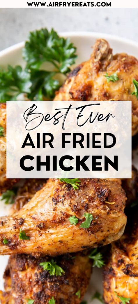 Air Fryer Chicken Pieces Recipes, Fried Chicken Air Fryer Recipes Easy, Chicken Pieces In Air Fryer, Air Fryer Chicken Pieces, Air Fry Chicken Recipes, Air Fryer Easy Recipes, Chicken Pieces Recipes, Fried Chicken Pieces, Air Fryer Easy