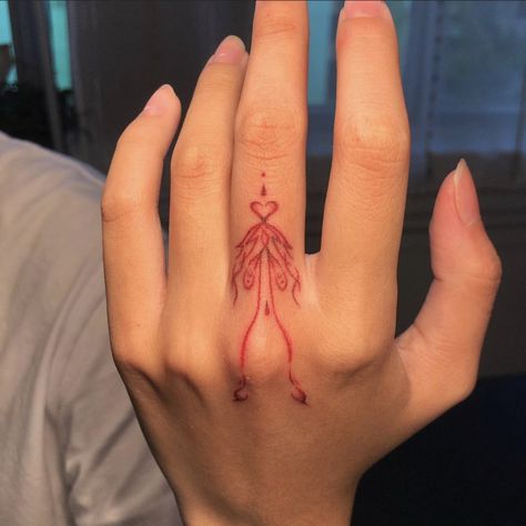 Finger Hand Tattoo, Middle Finger Tattoo, Middle Finger Tattoos, Heart Tattoo On Finger, Tattoos Aesthetic, Finger Tats, Finger Hands, Handpoke Tattoo, Hand Poked Tattoo