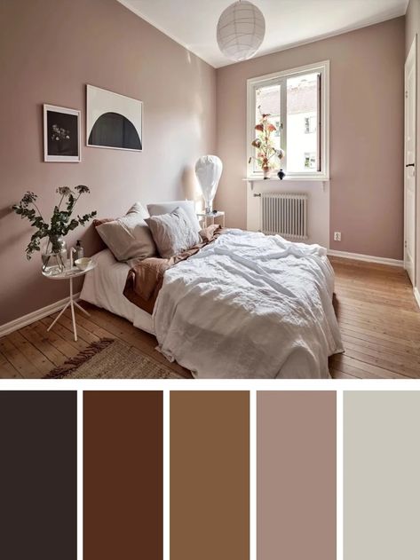 Relaxing and Cozy Bedroom Color Schemes - Glorifiv Bedroom Colour Schemes Neutral, Room Color Ideas Bedroom, Cozy Bedroom Colors, Best Bedroom Colors, Bedroom Color Combination, Warm Bedroom, Bedroom Colour Palette, Bedroom Wall Colors, Relaxing Bedroom