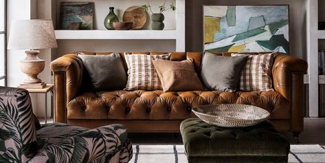 13 of the best Chesterfield sofas for all tastes and budgets — House Beautiful UK Corner Chesterfield Sofa, Chesterfield Sectional Living Room, Chester Sofa Living Rooms, Chesterfield Sofa Living Room Modern, Leather Chesterfield Sofa Living Room, Chesterfield Sofa Cushions, Brown Leather Chesterfield Sofa, Chester Sofa, Chesterfield Sofa Living Room