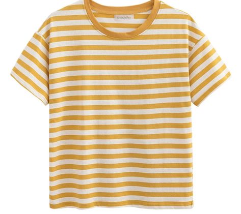 Yellow striped shirt Striped Shirt Aesthetic, Yellow Striped Shirt Outfit, Agnes Costume, Yellow And White Striped Shirt, Striped Shirt Outfit, Outfits With Striped Shirts, Yellow Converse, Yellow Striped Shirt, Outfits Lazy