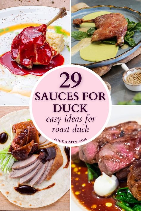 Recipes Using Duck Eggs, Duck Marinade, Beurre Blanc Sauce Recipe, Whole Duck Recipes, Crispy Duck Recipes, Duck Roast, Peking Roasted Duck, Duck Dish, Best Sauces