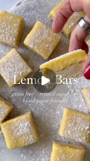 @keto_apprentice on Instagram: "🍋✨ These Paleo Lemon Bars are the perfect sweet and tangy treat that’s grain-free, gluten-free, and refined sugar-free! 🍯💛 Whether you’re looking for a healthy dessert option or a fresh, zesty snack, these bars are sure to hit the spot! 😍

Want the full recipe card? Drop a 🍋 in the comments!

Ingredients:

Cookie Crust:

	•	1½ cup almond flour 🌰
	•	¾ cup arrowroot powder (or use vegan vanilla protein powder) 🥄
	•	¾ tsp vanilla extract 🍦
	•	¼ cup maple syrup or monk fruit syrup 🍯
	•	3 tbsp melted coconut oil 🥥

Lemon Curd:

	•	2 large eggs 🥚
	•	2 large egg yolks 🥚
	•	⅓ cup raw honey, maple syrup, or monk fruit syrup 🍯
	•	1 tsp gelatin 🌟
	•	½ cup fresh lemon juice 🍋
	•	Zest of 3 lemons 🍋
	•	6 tbsp coconut oil or ghee 🥥

Instructions:

	1.	Preh Healthy Lemon Bars, Paleo Lemon Bars, Healthy Dessert Options, Recipe Developer, Metabolic Health, Sugar Recipes, Low Sugar Recipes, Google Nest, Wellness Recipes