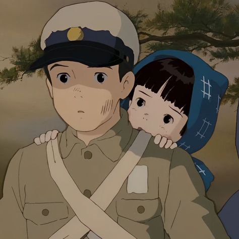 𝒕𝒉𝒆 𝒈𝒓𝒂𝒗𝒆 𝒐𝒇 𝒇𝒊𝒓𝒆𝒇𝒍𝒊𝒆𝒔 The Grave Of Fireflies, Grave Of Fireflies, A Heart's A Heavy Burden, Ghibli Museum, Studio Ghibli Fanart, Grave Of The Fireflies, Studio Ghibli Characters, Studio Ghibli Movies, Studio Ghibli Art