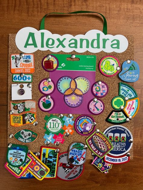 Girl Scout Presentation Award End of Year Ceremony 2022 Girl Scout Award Presentation Ideas, Girl Scout Badge Presentation Ideas, Girl Scout Gold Award, Investiture Ceremony, Girl Scout Patches, Scout Mom, Girl Scout Badges, Girl Scout Activities, Troop Leader