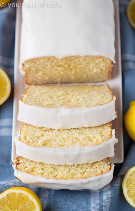 Starbucks Lemon Loaf Recipe, Iced Lemon Loaf, Copycat Starbucks Lemon Loaf, Perfect Banana Bread, Starbucks Lemon Loaf, Lemon Loaf Recipe, Starbucks Lemon, Cup Of Cake, Quick Bread Recipe