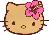 Hawaii Hello Kitty Gif, Gyaru Png, Hello Kitty Hibiscus, Summer Hello Kitty, Hawaii Hello Kitty, Hawaiian Hello Kitty, Hello Kitty Beach, Images Hello Kitty, Color Me Mine