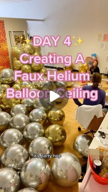 Party Hop 🎉 Balloons 🎈 on Instagram: "Many of you wanted to see how we attached the foil balloons to the netting to create this faux balloon ceiling look for a wedding rehearsal! Let us know what other questions you have! 

#partyplanner #eventplanner #partyideas #partydecor #balloons #balloondecor #rehearsaldinner #weddinginspiration #balloonceiling #balloonstylist #events #eventstyling #balloontutorial" Balloon Ceiling Decorations, Balloon Chandelier, Balloon Ceiling, Diy Fails, Do It Yourself Projects, Wedding Rehearsal, Balloon Art, Ceiling Decor, Event Styling