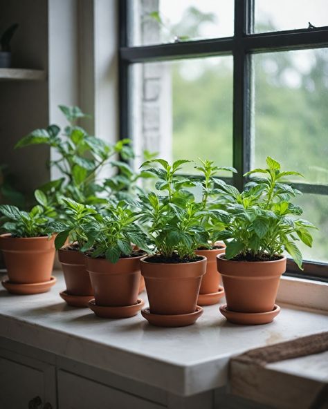 10 Best Herbs To Grow Indoors Kitchen Herbs Indoor, Thai Apartment, Kitchen Herb Garden Indoor, Apartment Herb Gardens, Herbs To Grow Indoors, Herbs In The Kitchen, Indoor Herbs, Potted Herbs, Best Herbs To Grow