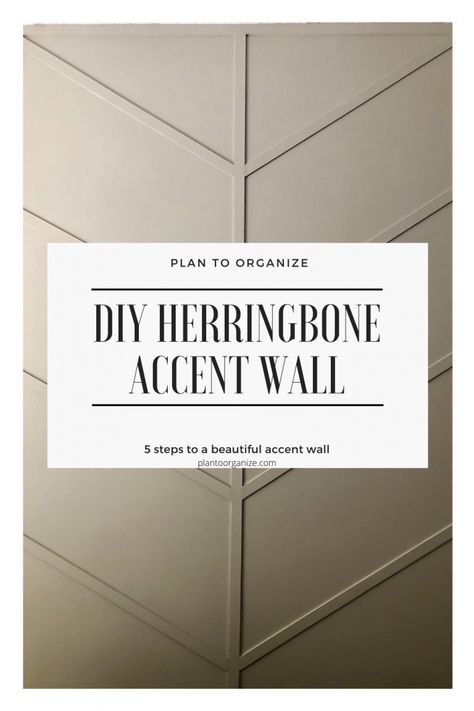 Diy Herringbone Wall, Herringbone Accent Wall, Herringbone Wall, Batten Wall, Room Accent Wall, Wall Paneling Diy, Family Room Walls, Board And Batten Wall, Gallon Of Paint