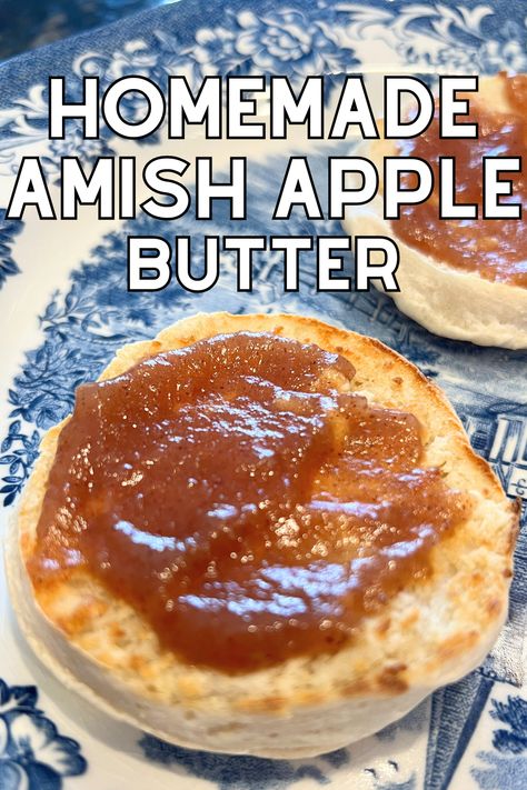 Homemade Amish Apple Butter Recipe (Step by Step) Apple Recipes To Can, Apple Canning Ideas, Apple Butter Recipe Canning, Home Made Apple Butter, Block Stitch Crochet Blanket, Amish Apple Butter Recipe, Amish Recipes Authentic, Canning Apple Butter, Amish Food Recipes