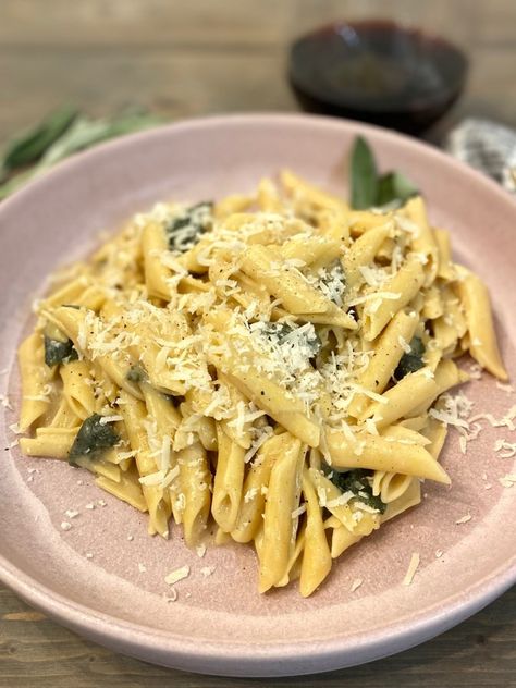 Lemon Sage Pasta, Sage Pasta Recipes, Brown Butter And Sage Pasta, Brown Butter Sage Pasta, Sage Pasta, Butter Sauce For Pasta, Brown Butter Sage Sauce, Brown Butter Sage, Garlic Pasta Sauce