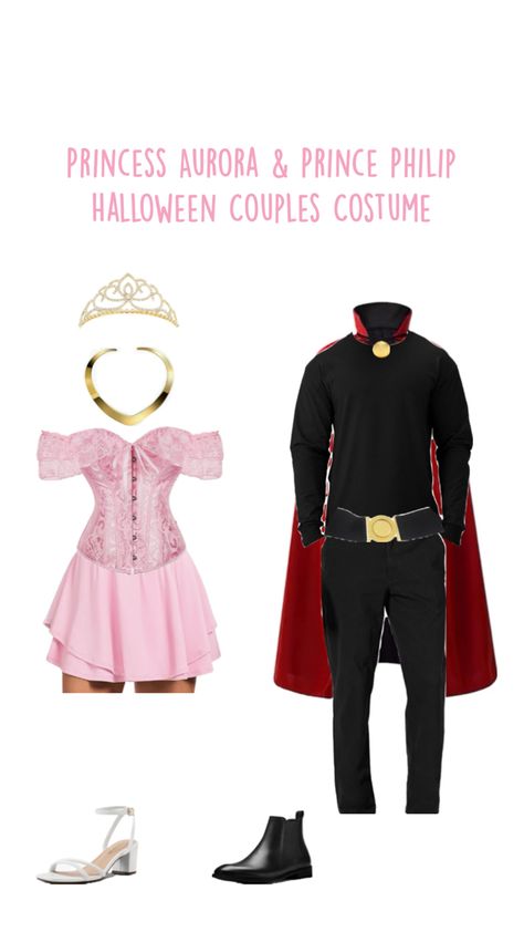 Halloween Rave Outfits, Prins Philip, Halloween Couples Costume, Aurora Costume, Halloween Rave, Halloween Couples, Prince Costume, Princess Halloween Costume, Couples Costume