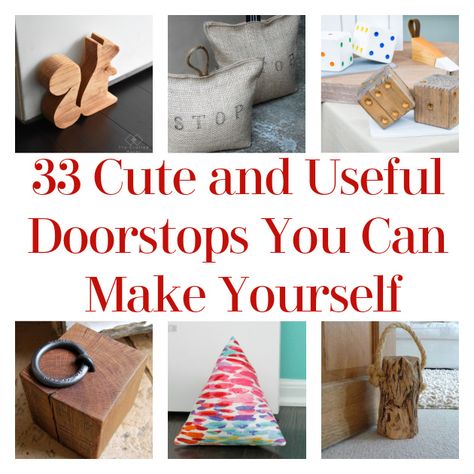 Hello, DIYers! Has anyone else noticed that doorstops are kind of difficult to find anymore? Especially at a price point that seems reasonable! Fortunately, it’s pretty simple to make your own and there are plenty of options to choose from! You can use these for inspiration! Happy crafting! Easy Owl Door Stopper  This little guy […] The post 33 Cute and Useful Doorstops You Can Make Yourself appeared first on DIY Projects by Big DIY Ideas. Door Stops Diy, Door Stoppers Ideas, Diy Door Stopper Ideas, Door Stopper Ideas Diy, How To Make A Door Stopper, Diy Door Stop, Diy Door Stopper Easy, Make A Door Stop, Doorstops Ideas