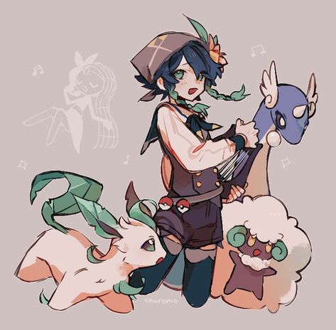 Oc Pokemon, Anime Crossover, 영감을 주는 캐릭터, Sketchbook Art Inspiration, Cute Pokemon, Art Inspiration Drawing, Pokemon Art, 그림 그리기, Character Design Inspiration