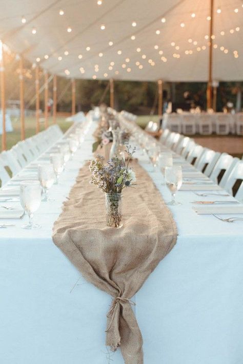 Rustic Brunch, Burlap Wedding Table, Rustic Burlap Wedding, Tafel Decor, Brunch Table, בר מצווה, Table Runners Wedding, Burlap Wedding, Pastel Wedding