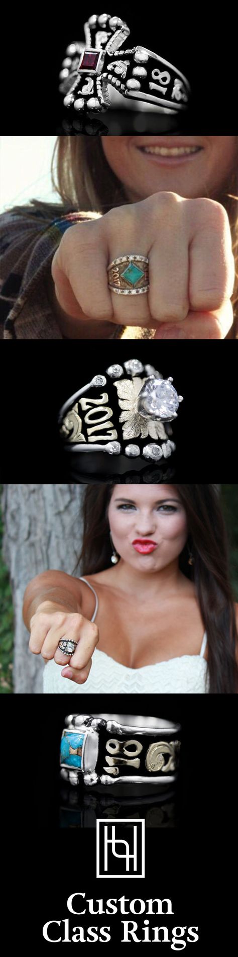 Class Rings For Girls High School, High School Graduation Outfit, Custom Class Rings, Senior Rings, Graduation Outfits For Women, Graduation Party Pictures, Graduation Pictures High School, Graduation Ring, Class Rings