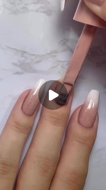 Cute Nail Designs, Ombre Nails, Nail Designer, Nude Nails, Cute Nails, Health And Beauty, Manicure, Glitter, Nail Designs