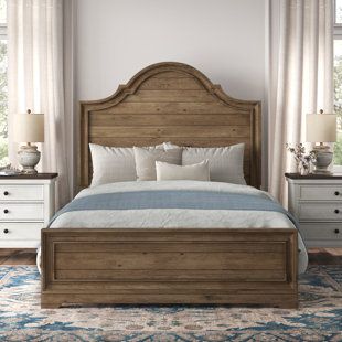 French Country Aesthetic, Kelly Clarkson Home, Bed Wood, Standard Bed, Solid Wood Bed, Wood Headboard, Canopy Bed, Kelly Clarkson, Wood Beds